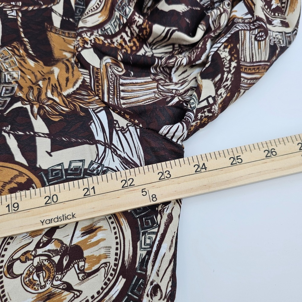 NWT Men's River Island Button Down Shirt Rome Themed Chariots Horses Size XL - Picture 4 of 9